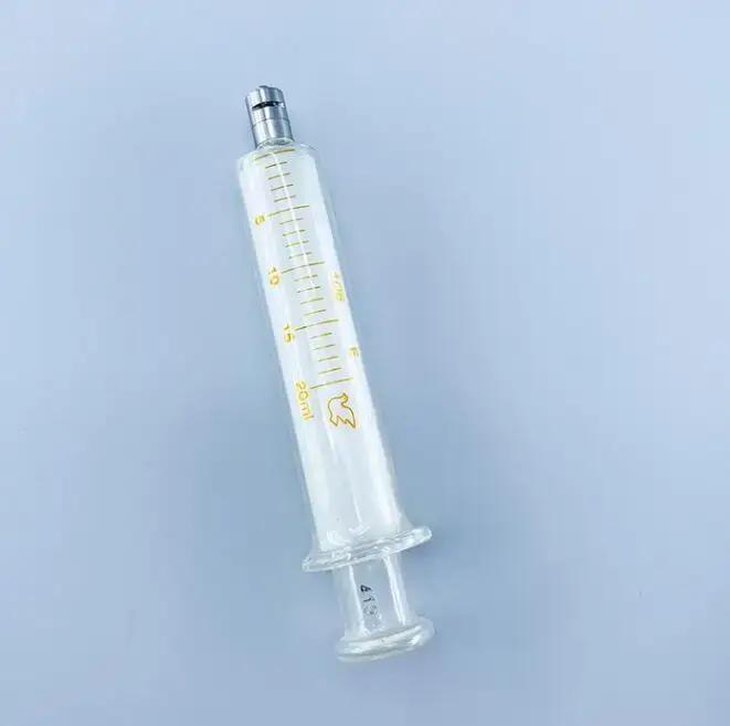 Seringue en verre à tête verrouillable Luer, 1ml, 2ml, 2.5ml, 5ml, 10ml, 20ml, 30ml, 50ml, 100ml, se