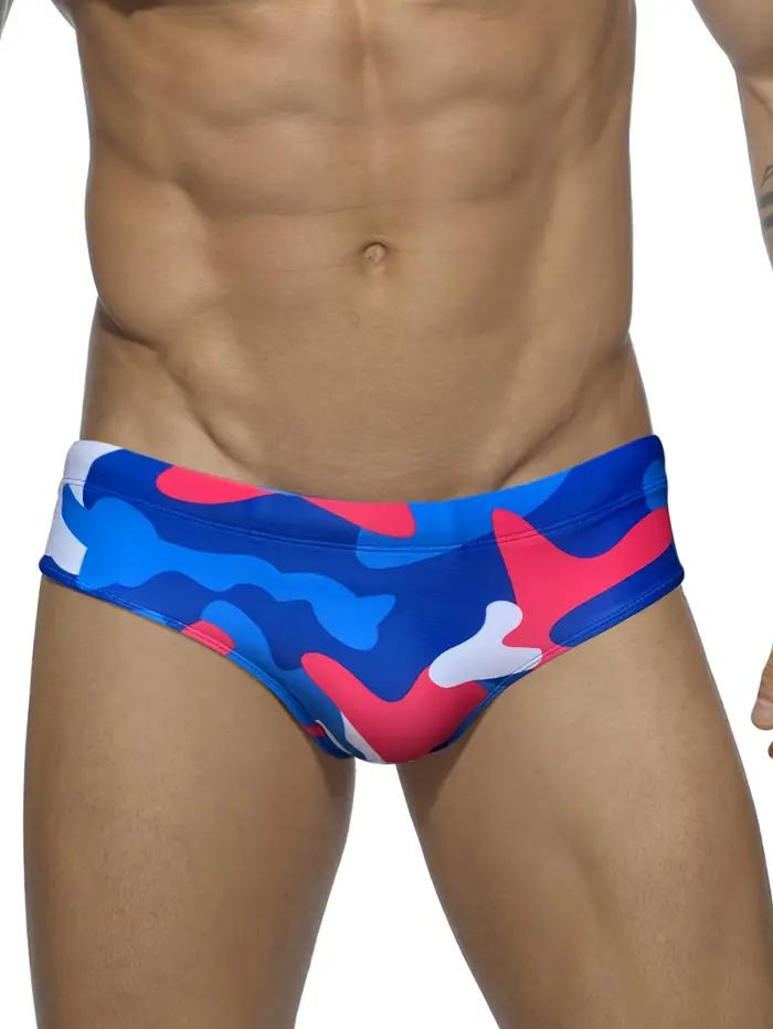 Sous-vêtements triangulaires à cordon de serrage pour hommes, maillots de bain pour hommes, shorts d