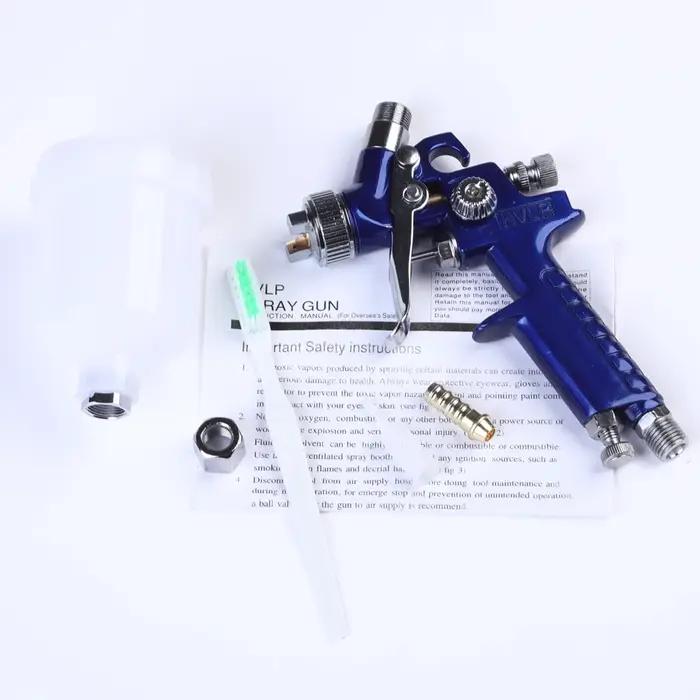 WENXING 0.8mm / 1.0mm buse H-2000 professionnel HVLP Mini pistolet à peinture aérographe pour peintu