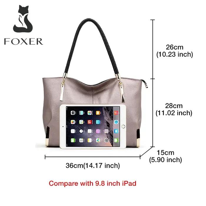 FOXER marque élégant femmes en cuir de vachette sac à main femme sac à bandoulière Design de luxe da
