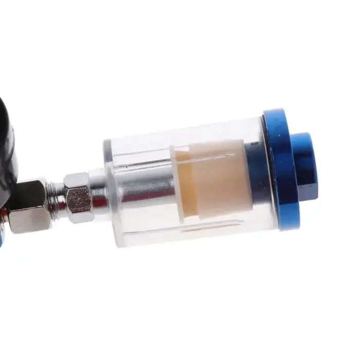 Jauge de régulateur d'air pour pistolet de pulvérisation + filtre piège à eau en ligne + adaptateur