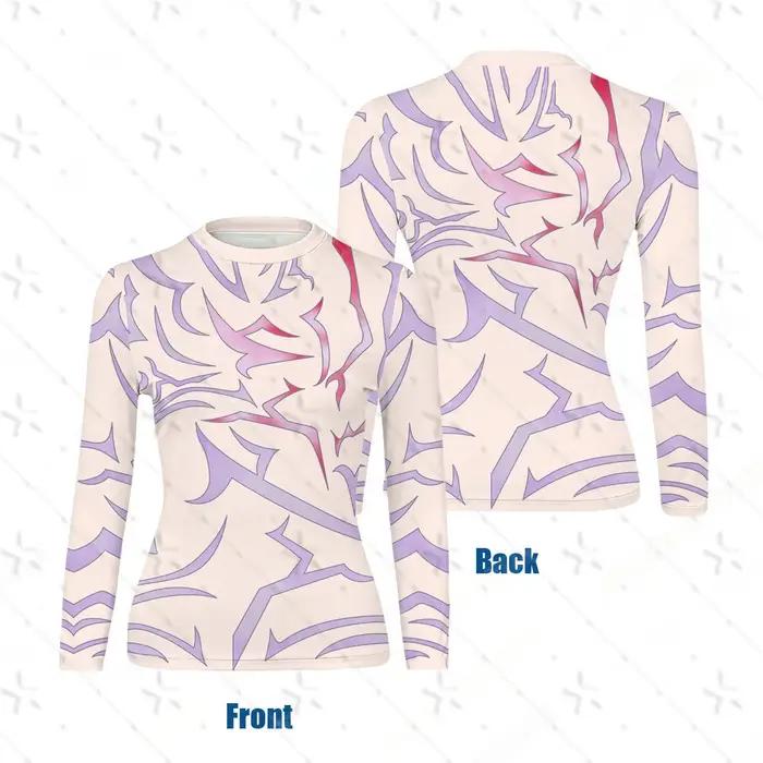 Corée POP filles tatouage imprimé pyjamas Cosplay tatouage haut Costume enfants haut de sport diable