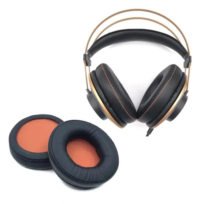 Oreillettes de remplacement en mousse à mémoire de forme, housse de coussin pour casque AKG K52 K72