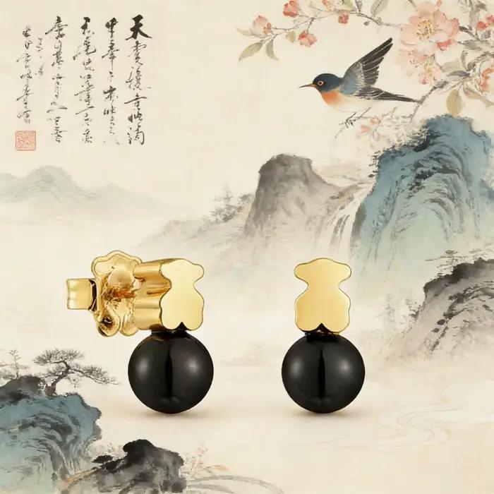 Boucles d'oreilles en forme d'ours à la mode pour femmes, accessoire de bijouterie élégant et polyva