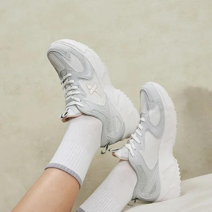 Xtep chaussures décontractées pour femmes été résistant à l'usure chaussures de sport pour femmes Tr