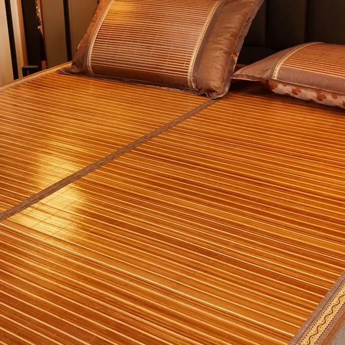 Tapis de paille pliable en bambou, 1.5/1.8/2.0m, pour la climatisation, pour la maison