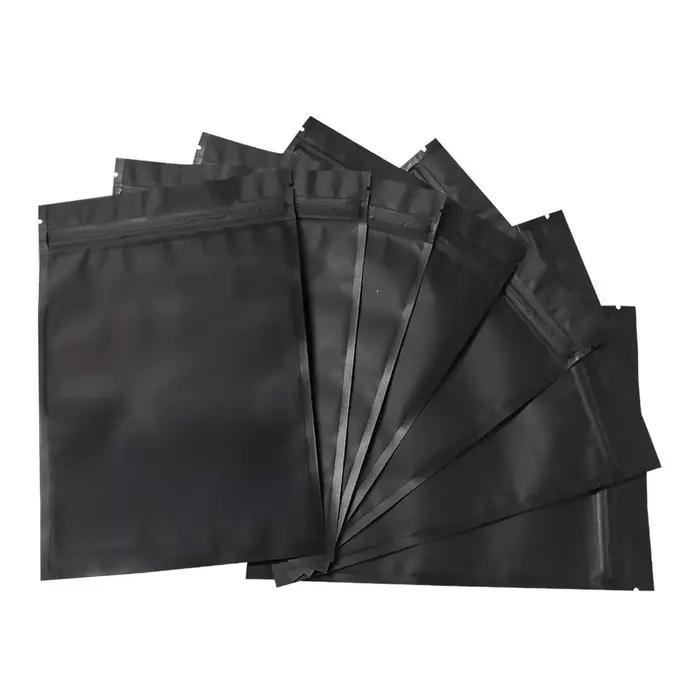 Sac refermable à fermeture éclair pour poudre d'herbes de café, pochettes plates anti-odeur, petits