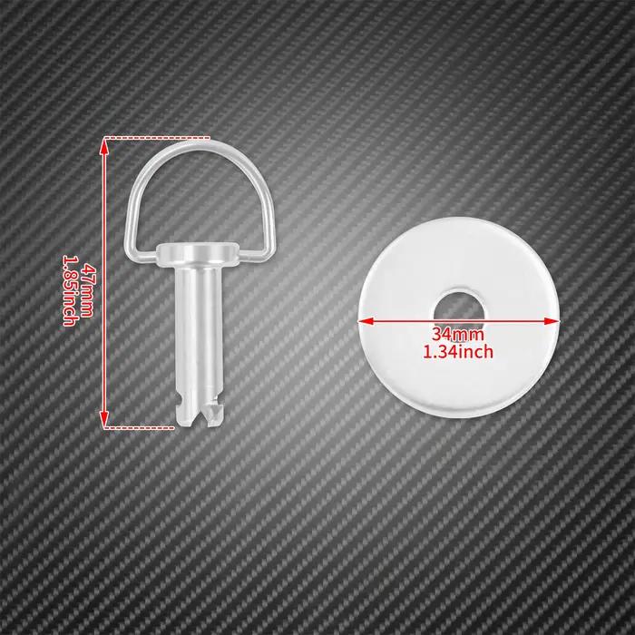 Boulon de goujon de broche de montage de sacoche rigide de fixation de moto pour Harley Softail Fat Boy Touring Street G