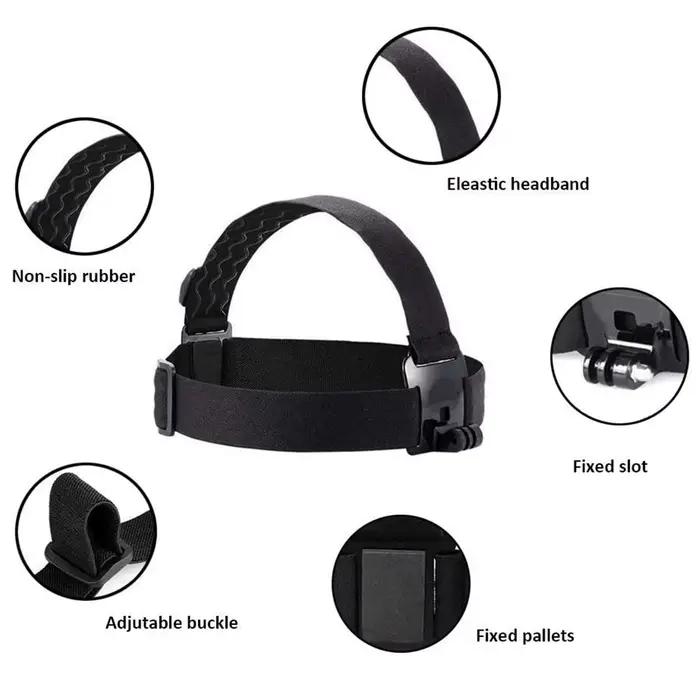 Ceinture de sangle de tête pour GoPro HD Hero11 10 9 8 7 6 5 4 3 SJ4000 SJ5000, accessoires de camér