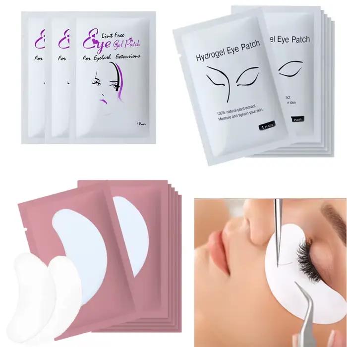 200/400 paires patchs Hydrogel Patch d'extension de cils Patch de cils fournitures d'extension de ci