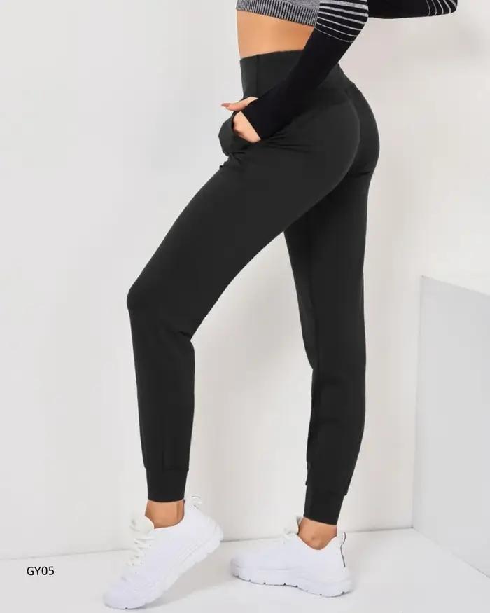 Nouveau Pantalon de Sport Femme Printemps-Été 2026 – Yoga et Fitness, Coupe Ample Cheville, Taille H