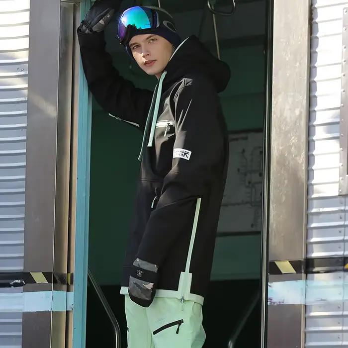 RUN05.RIVER-Sweat à capuche de snowboard pour homme, sports de plein air, veste de ski, haute qualit