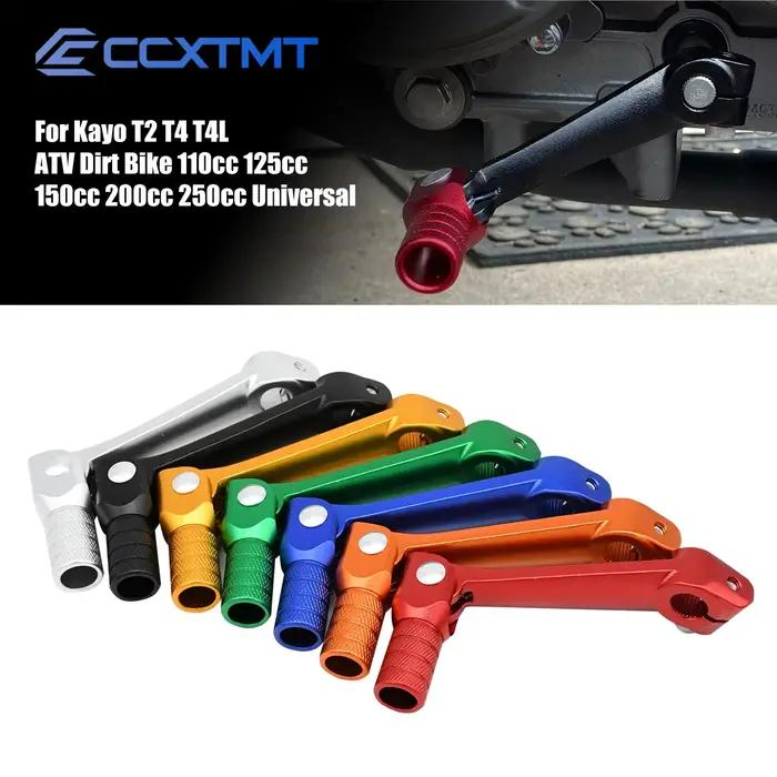 Levier de changement de vitesse pliable en aluminium pour moto