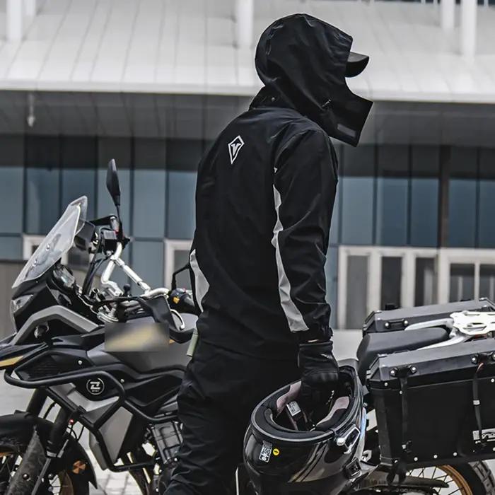 Combinaison imperméable pour Moto, veste de prévention des tempêtes de pluie, pantalon de Camping, r