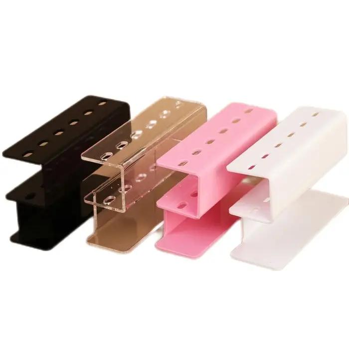 Support de rangement pour pinces à cils en acrylique, ensemble de 6 outils de maquillage durables av