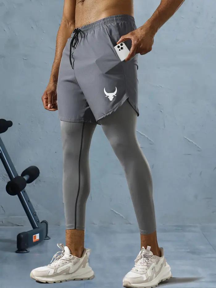 Pantalon de sport 2 en 1 pour hommes