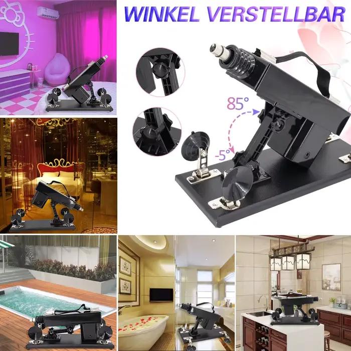 DORCH-Machine Sexuelle pour Femme, Pistolet à Pompage existent, 3XLR, Adultes avec Gode, Jouets Sexu