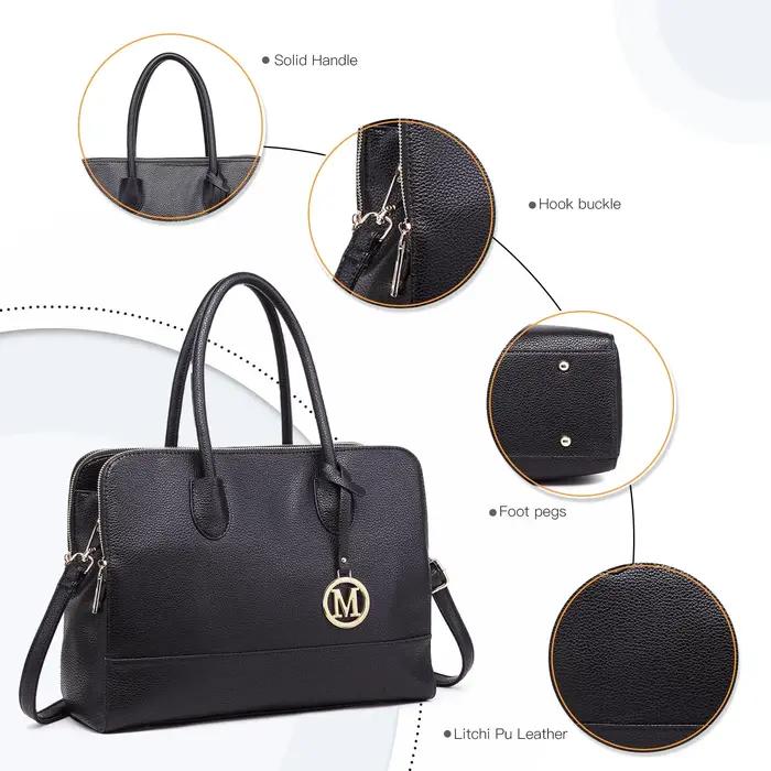 Miss Lulu-Porte-documents de 13 pouces, sac à main pour ordinateur portable, sacoche rétro élégante