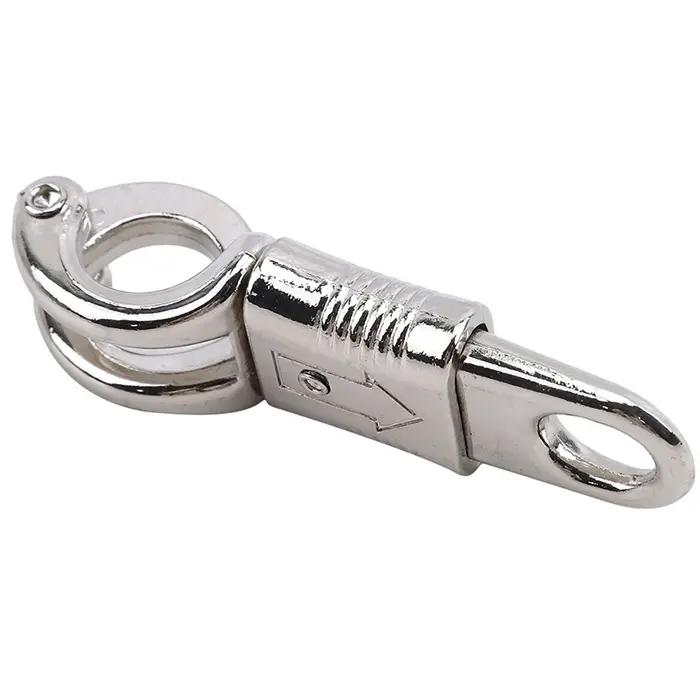 Réinitialisation de l'Éducation en alliage de zinc pour cheval, clip à dégagement rapide, mousqueton