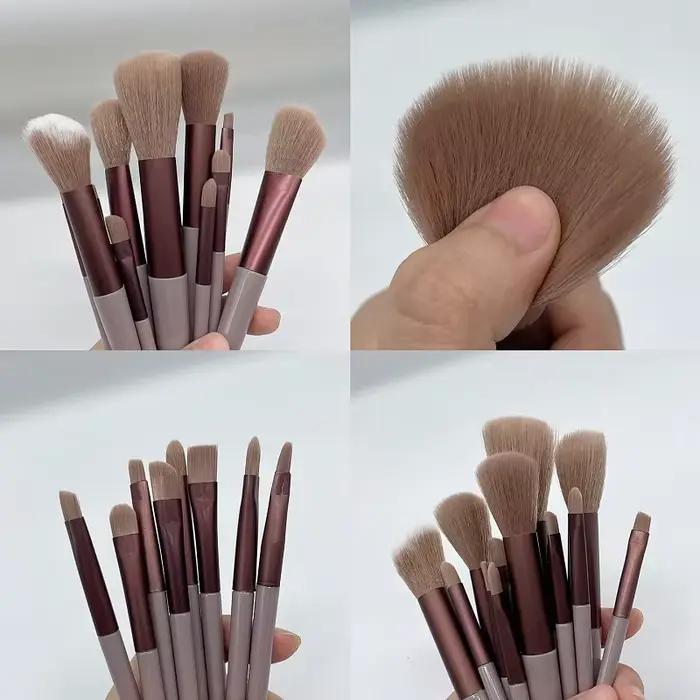 13/15 pièces ensemble de pinceaux de maquillage ombre à paupières fond de teint femmes brosse cosmét