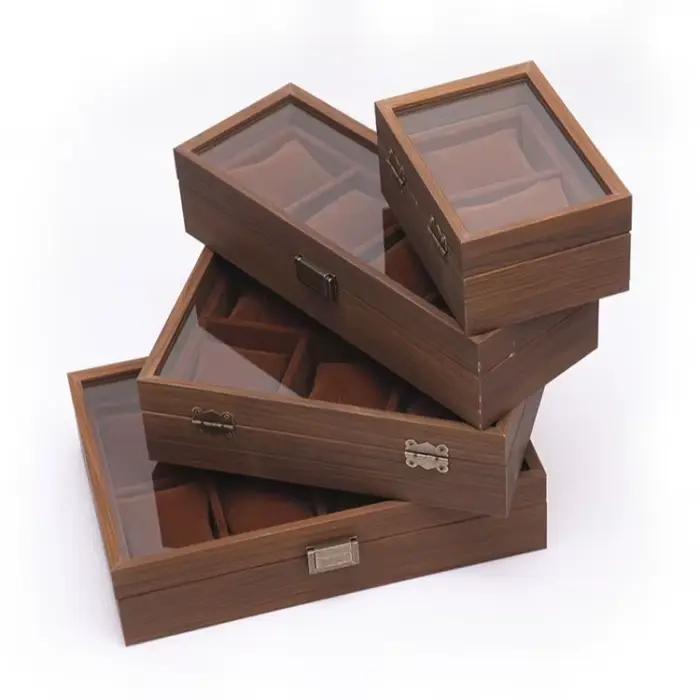 Boîtes de rangement de montres présentoir de montres d'horloger rangement de montres-bracelets de voyage étuis à bijoux pour hommes occasions spéciales