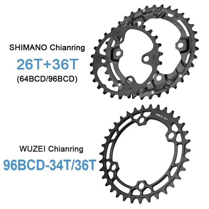 Pédalier Shimano Deore FC M5100 VTT 10S 11S 32T 175mm 170mm Boîtier BB52 pour Trail Cross-Country Enduro Occasions Spéciales
