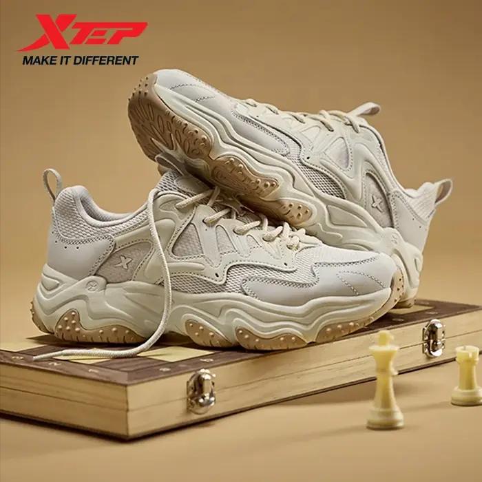 Chaussures décontractées Xtep Youmu pour femmes 2025 - Léger, respirant, semelles épaisses et style rétro