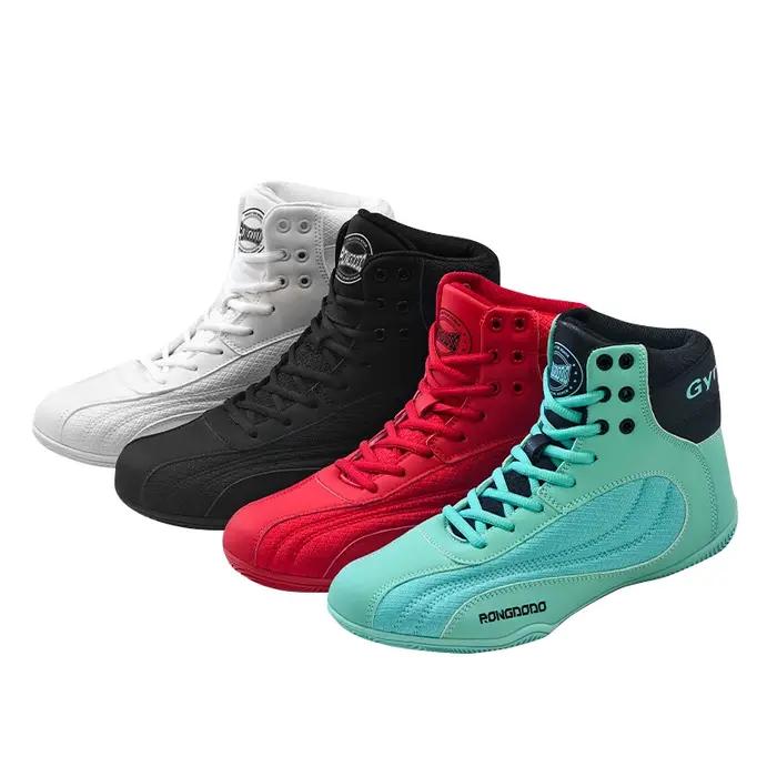 Nouvelles chaussures de boxe entraînement au Combat Arts martiaux exercice de Fitness chaussures San
