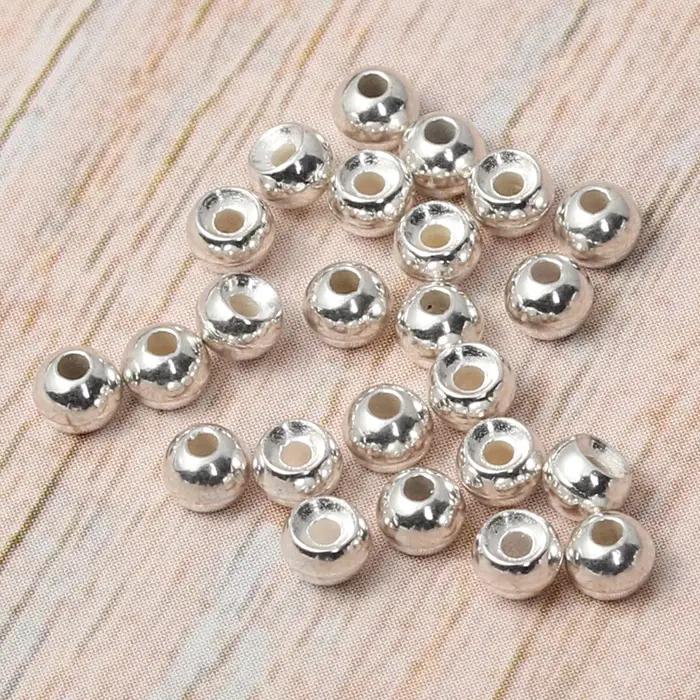 Perles fendues en tungstène pour la pêche, 25 pièces de 2/2, 5/2, 8/3, 5mm, or, argent, cuivre, maté