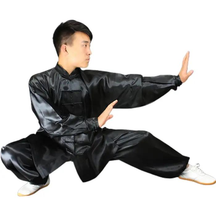 Uniformes traditionnels chinois Tai Chi Kung Fu vêtements de gymnastique pour adultes costumes d'arts martiaux pour enfants Wushu occasions spéciales pratique de Tai Chi