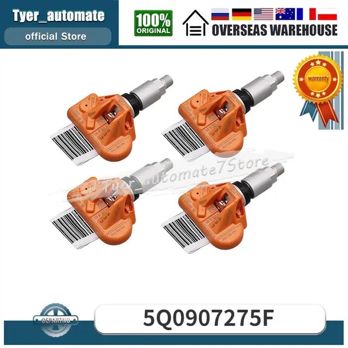 4 pièces 433Mhz 5Q 0907275 Capteur de surveillance de la pression des pneus F, pour Audi RS3 SKODA K