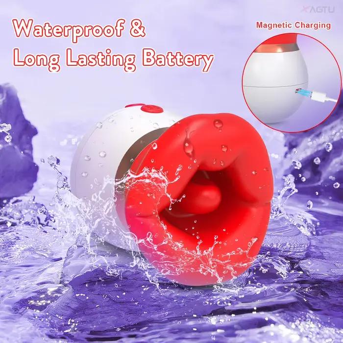Vibromasseur à Succion pour Femme, Léchage de Langue, Ventouse de Clitoris, Continents Oraux Féminin