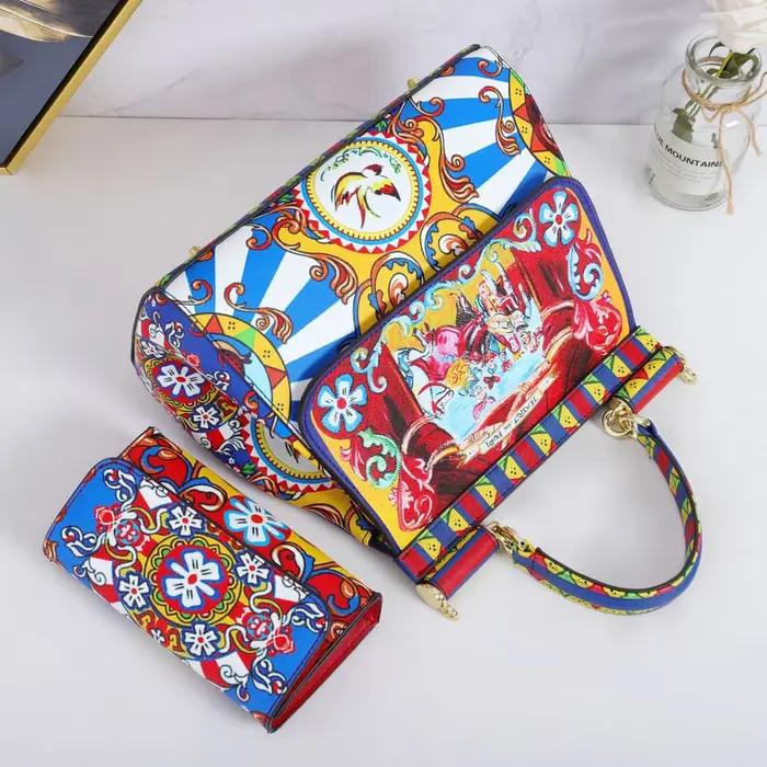 2025 sac à main de luxe costume impression épaule fourre-tout dames Bolsa classique sacs à bandouliè