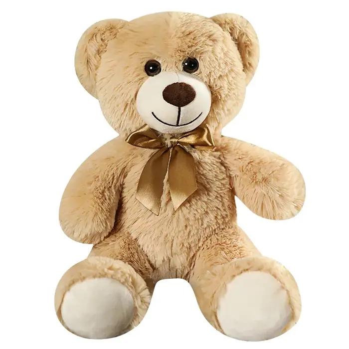 35CM mignon coloré nœud papillon ours poupée en peluche câlin ours poupée enfants cadeau d'anniversa