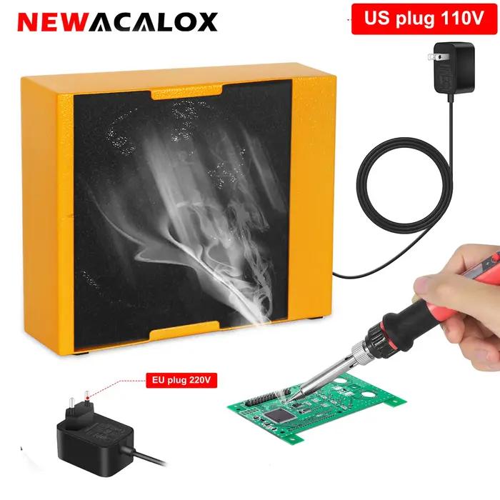 NEWACALOX 30W extracteur de fumée de soudure dissolvant d'absorbeur de fumée absorbeur de prévention