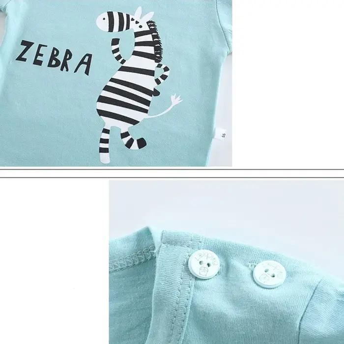 Ensemble de vêtements d'été 2 pièces pour enfants garçons, t-shirt à manches courtes + Short à rayur