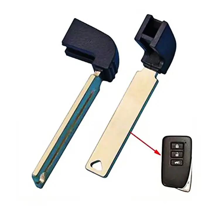 Clé intelligente de voiture Toy40, lame sans clé vierge, insert d'urgence, Lexus NX, GS, RX, IS, ES,