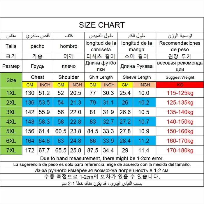 T-shirt imprimé pour hommes, grande taille 110-180kg, ample, manches courtes, hauts surdimensionnés