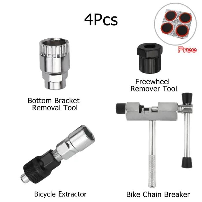 Kits d'outils de réparation de vélo, dissolvant de volant d'inertie, disjoncteur de chaîne, extracte