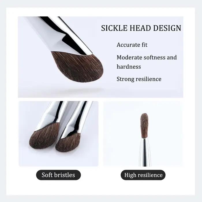 Pinceau d'ombre antarctique 3D pour contour du visage, brosse de maquillage, blush à tête douce, sur