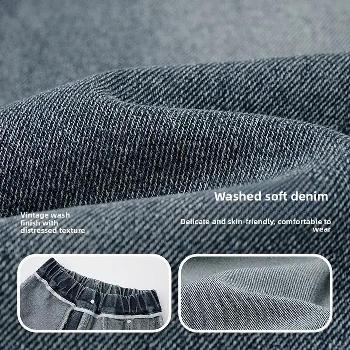 Jeans de printemps pour garçons, pantalon de mode pour enfants, nouveau pantalon droit d'automne, je