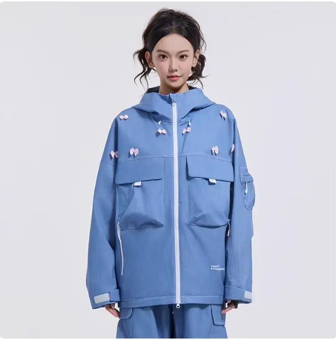 Vêtements de Ski Coupe-Vent Imperméables Pour Femmes Robustes et Douces Haute Expérience Occasions Hivernales