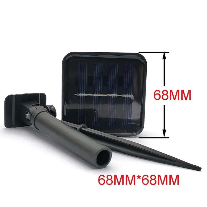 Guirlande lumineuse LED 68MM x 68MM, boîtier de batterie solaire, contrôleur de puissance LED, étanc
