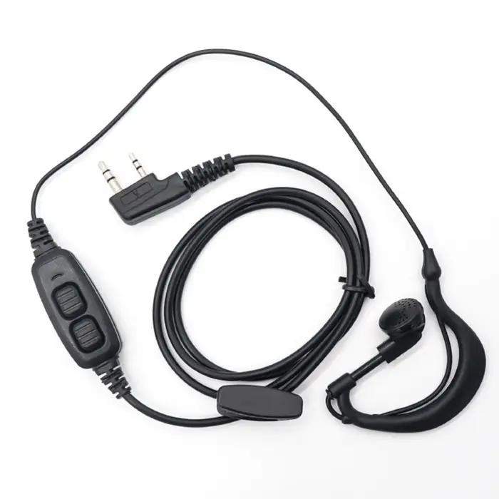 Écouteurs double PTT avec Microphone pour écouteurs transmetteur Baofeng BF-UV5R UV82 UV82L UV-89, c