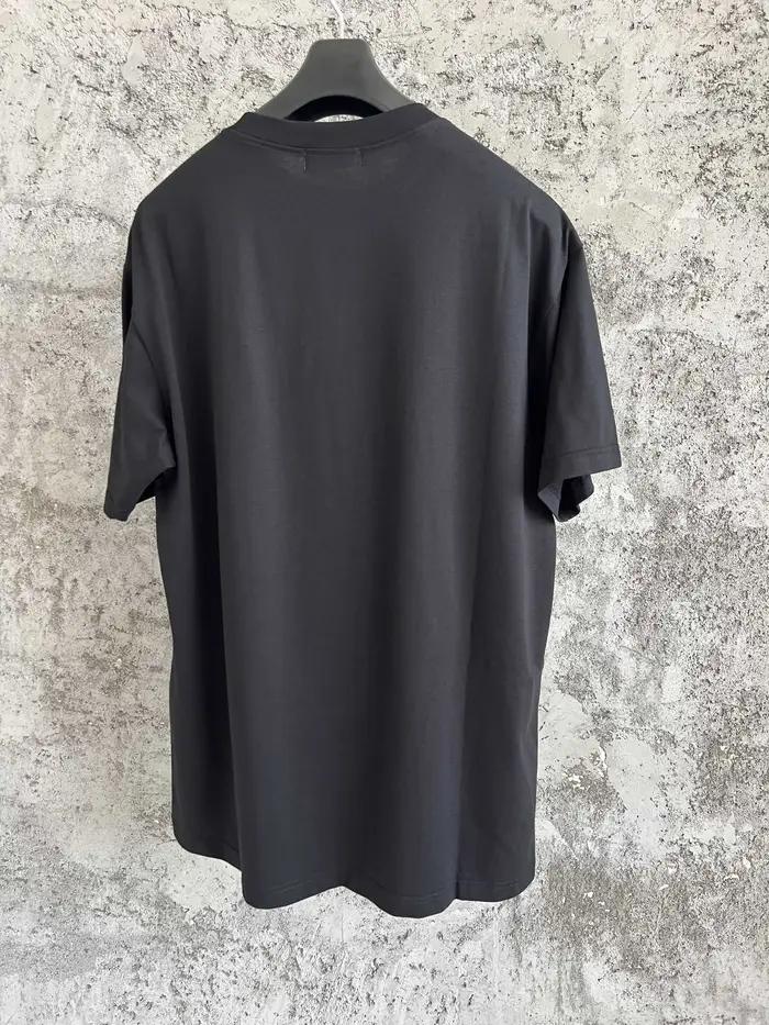 Dictionnaire noir en pur coton imprimé à la mode, pull tendance, décontracté, ample et personnalisé