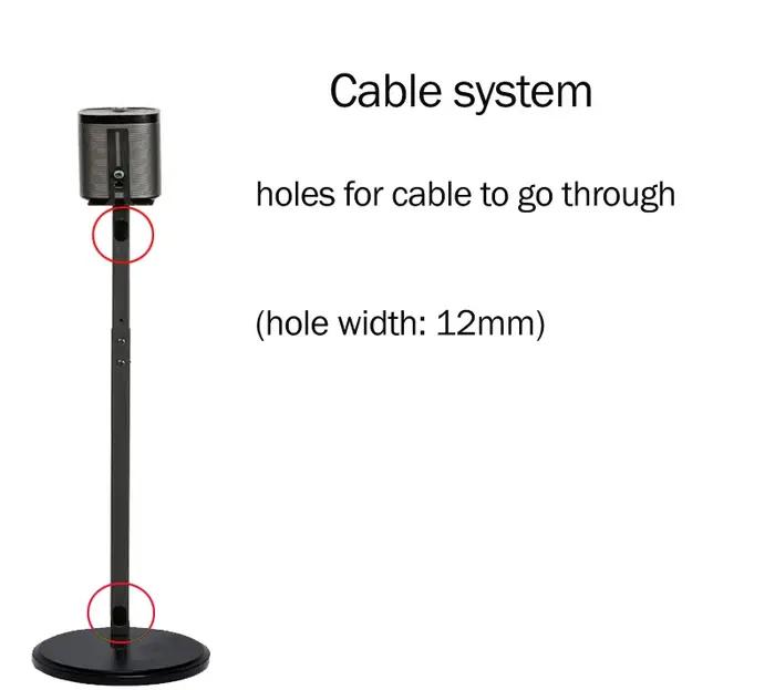 1 paire = 2 pièces blanc SF10L 82,5 cm-114 cm Q930 9500 990C Q990F Q30B Q90B base ronde réglable son