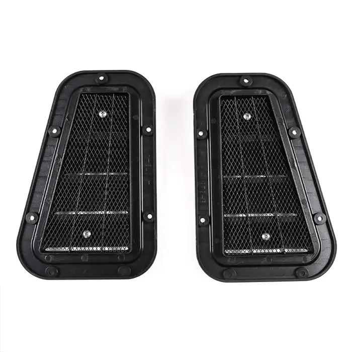 1 paire de capot de moteur avant de voiture, évents de capot, revêtement d'habillage de sortie d'air