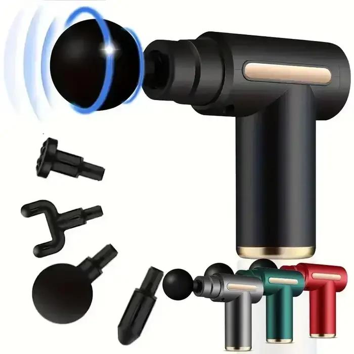 USB Mini pistolet de Massage Fascia Machine Relaxation musculaire pistolet vibrant tige Massage équi
