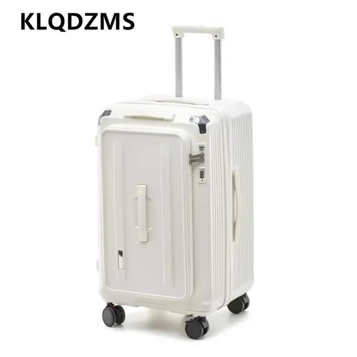 KLQDZMS bagage chariot Style sac de voyage 20 "24" 26 "28 pouces grande capacité boîtier de chariot