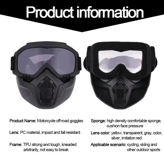 Sport de plein air coupe-vent masque lunettes HD moto lunettes Snowboard lunettes équitation Motocro